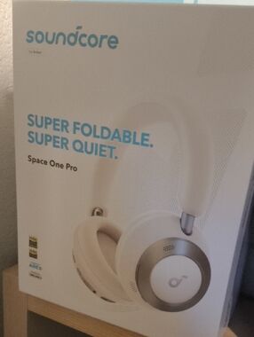 Soundcore Space One Pro Wireless Headphones – White